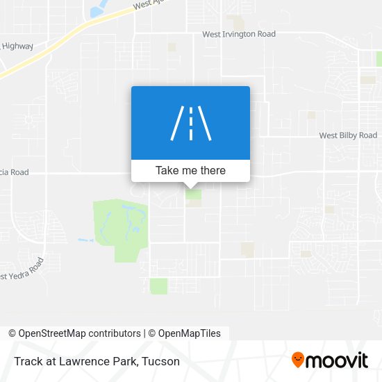 Track at Lawrence Park map