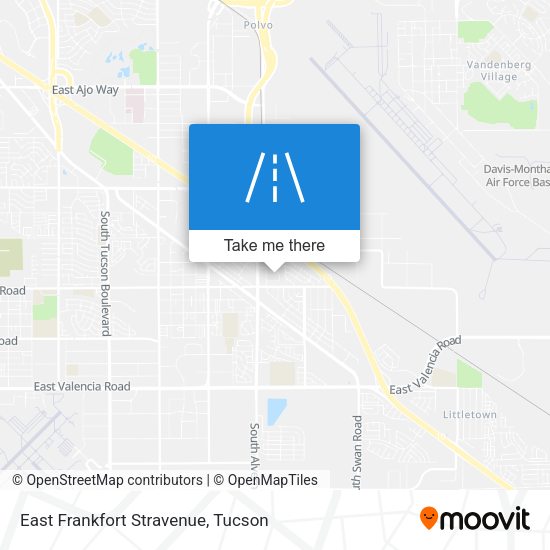 East Frankfort Stravenue map