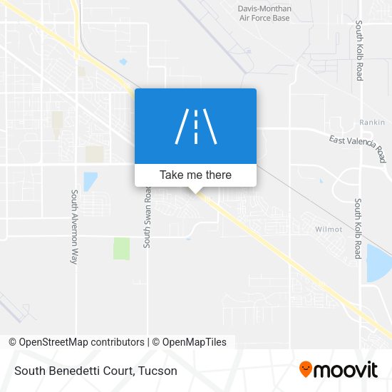 South Benedetti Court map