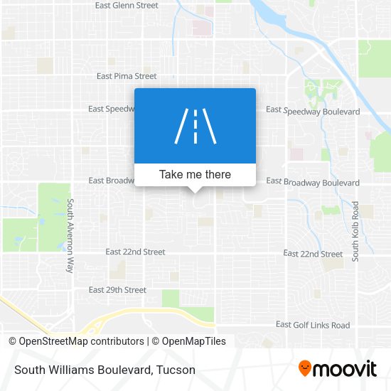 South Williams Boulevard map