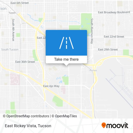 Mapa de East Rickey Vista