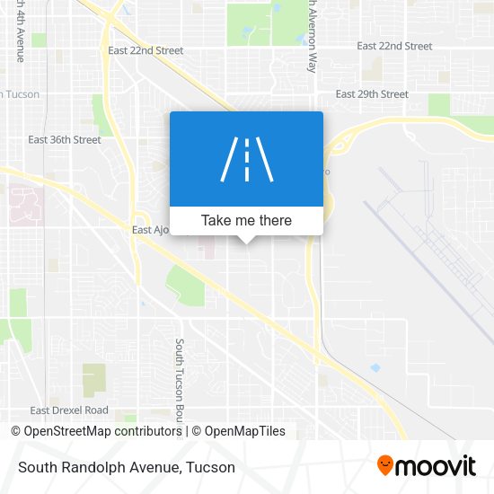 Mapa de South Randolph Avenue