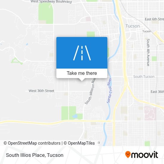 South Illios Place map