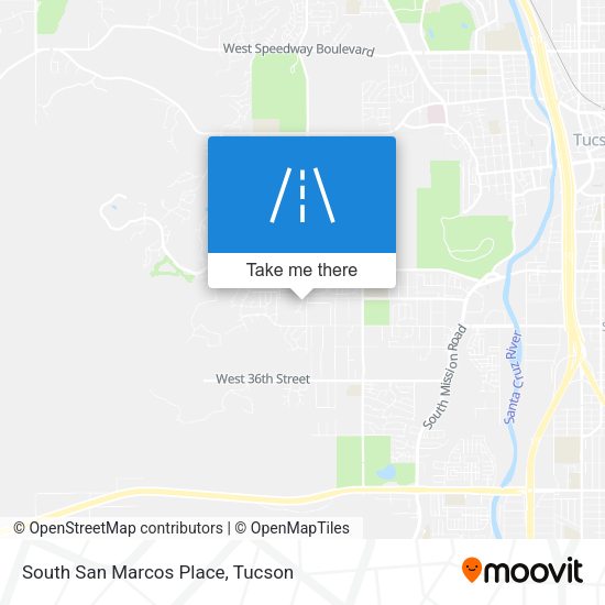 South San Marcos Place map