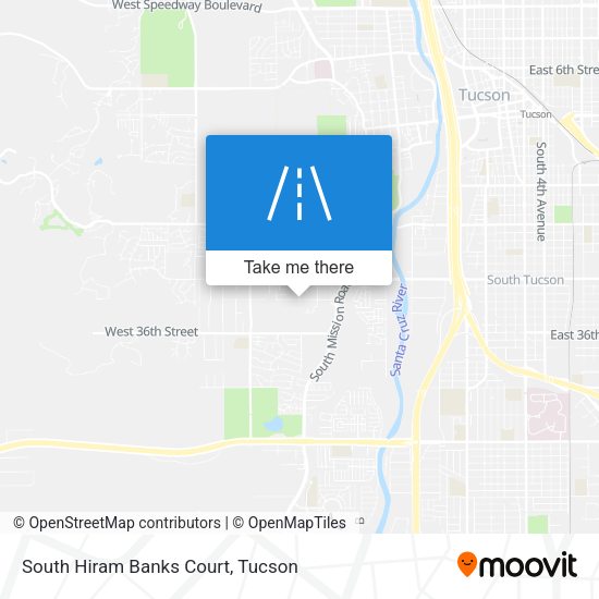 South Hiram Banks Court map