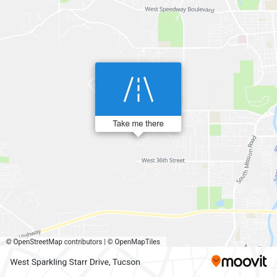 West Sparkling Starr Drive map