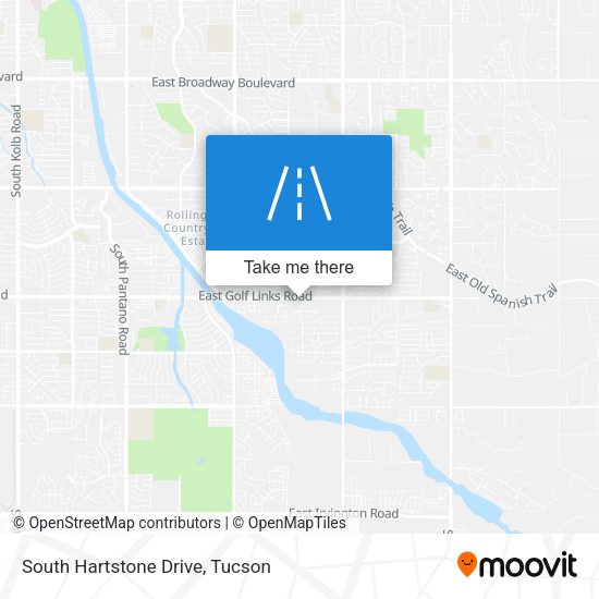 Mapa de South Hartstone Drive