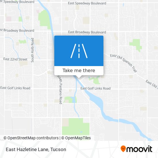 East Hazletine Lane map