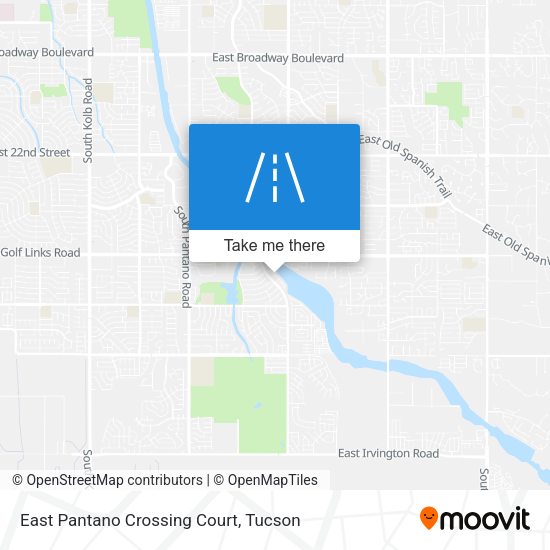 Mapa de East Pantano Crossing Court