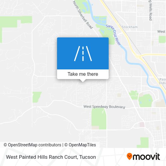 West Painted Hills Ranch Court map