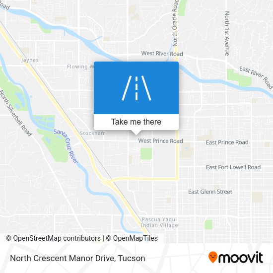 North Crescent Manor Drive map