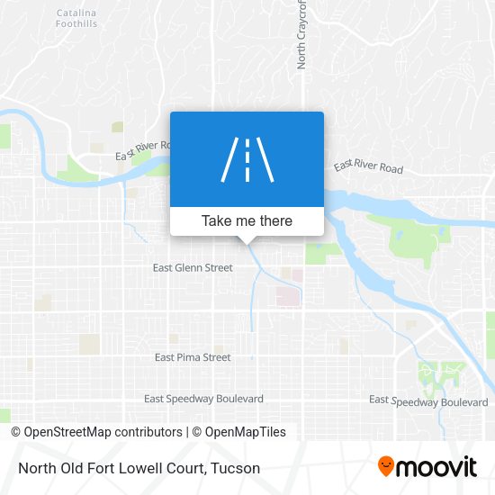 North Old Fort Lowell Court map