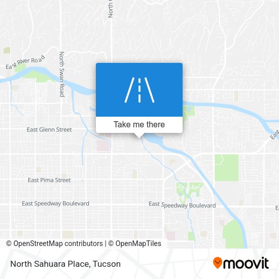 North Sahuara Place map
