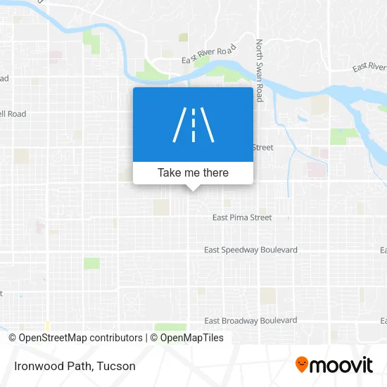 Ironwood Path map