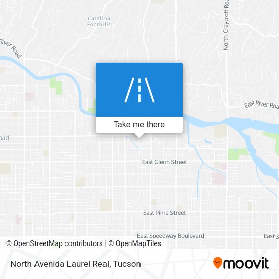 North Avenida Laurel Real map