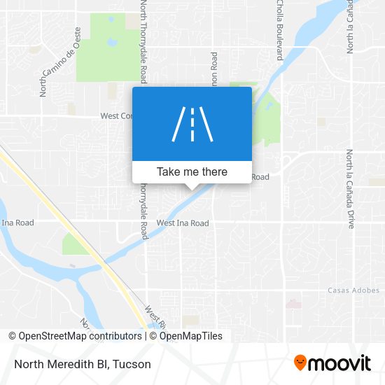 Mapa de North Meredith Bl