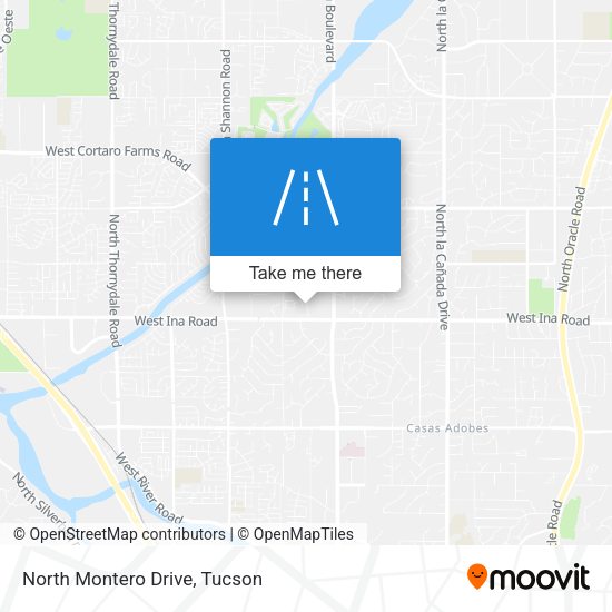 Mapa de North Montero Drive