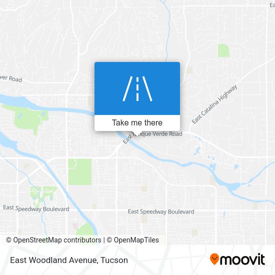 Mapa de East Woodland Avenue