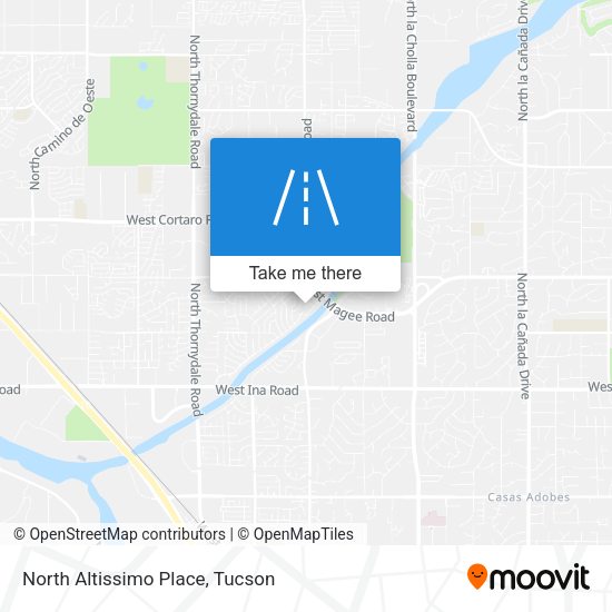 Mapa de North Altissimo Place