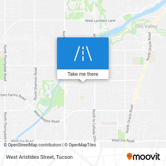 West Aristides Street map