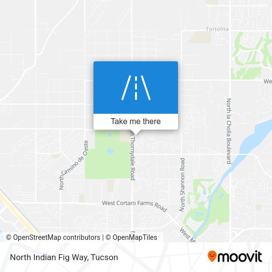 North Indian Fig Way map