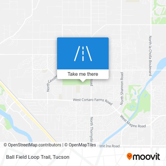 Ball Field Loop Trail map