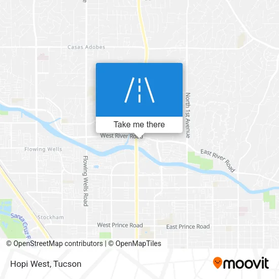 Hopi West map
