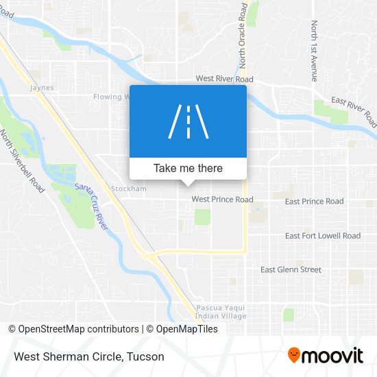 West Sherman Circle map
