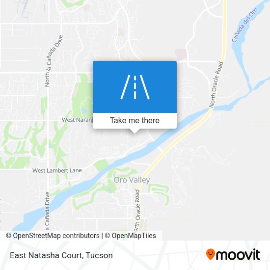 East Natasha Court map