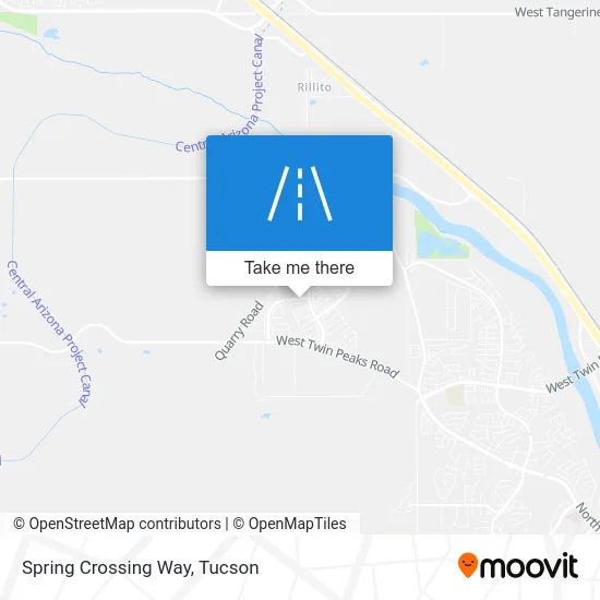 Spring Crossing Way map