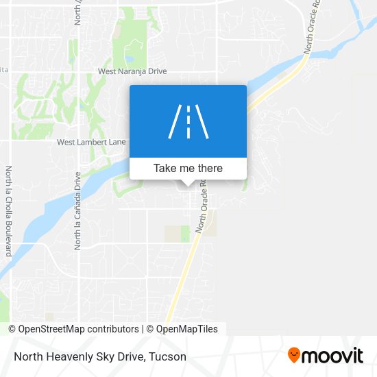 North Heavenly Sky Drive map