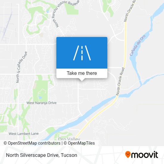 North Silverscape Drive map