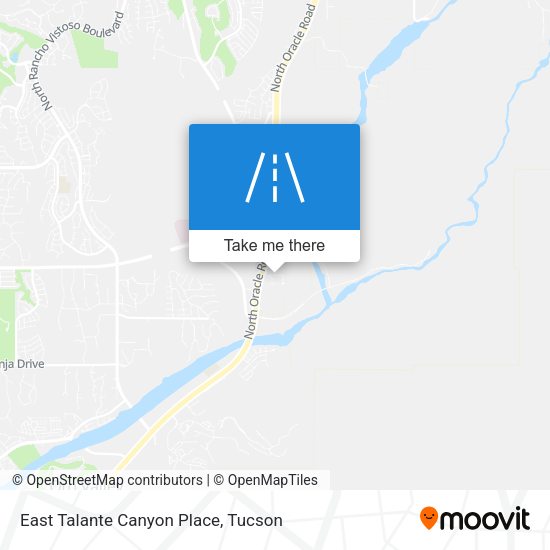 East Talante Canyon Place map