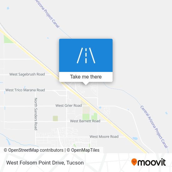 West Folsom Point Drive map