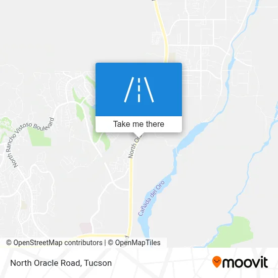 North Oracle Road map