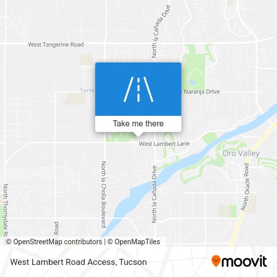West Lambert Road Access map