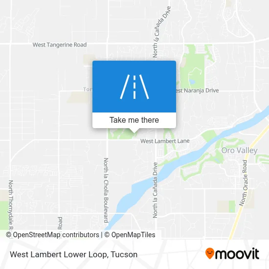 West Lambert Lower Loop map
