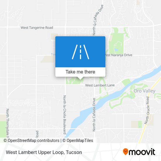 West Lambert Upper Loop map