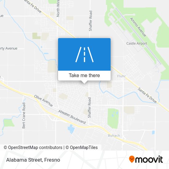 Alabama Street map