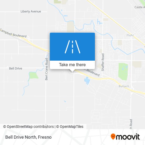 Bell Drive North map