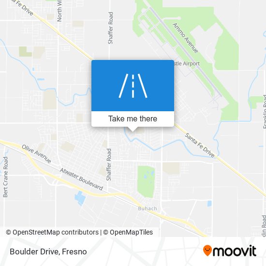 Boulder Drive map