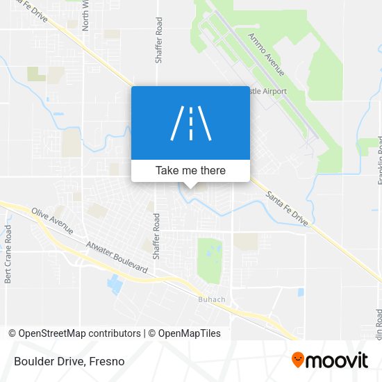 Boulder Drive map