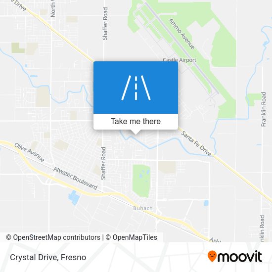 Mapa de Crystal Drive