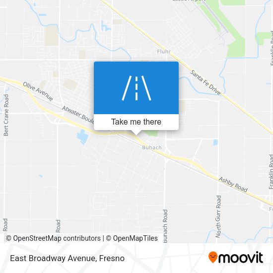 Mapa de East Broadway Avenue