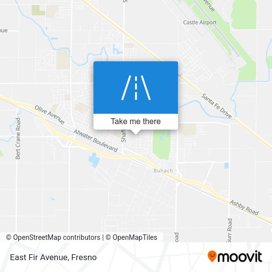 Mapa de East Fir Avenue