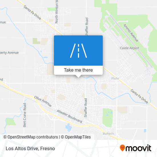 Mapa de Los Altos Drive