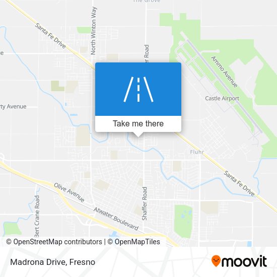 Madrona Drive map