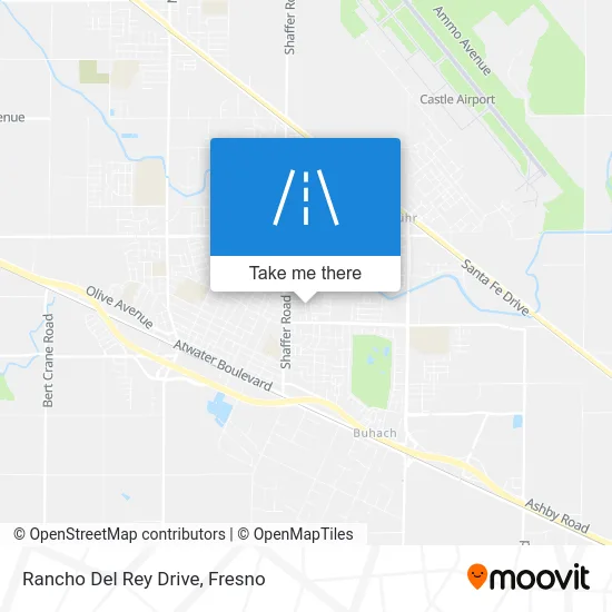 Rancho Del Rey Drive map