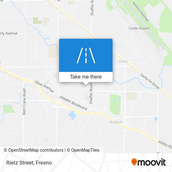 Mapa de Rietz Street
