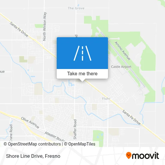 Shore Line Drive map
